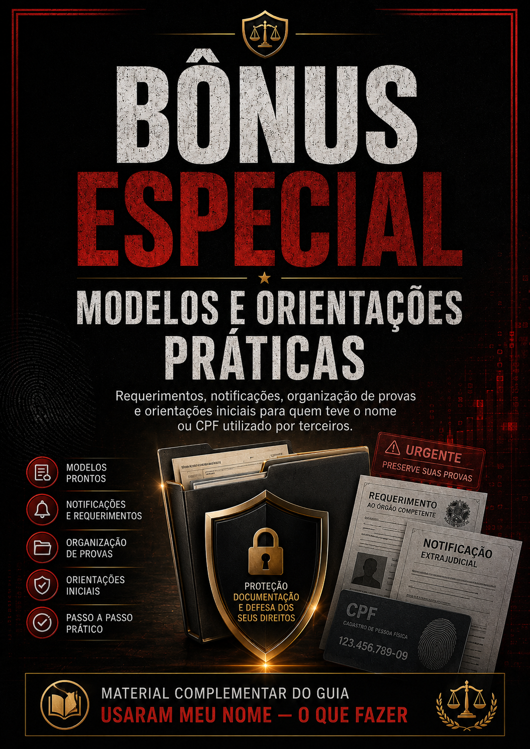 Capa do Bônus Especial - Modelos e Orientações Práticas